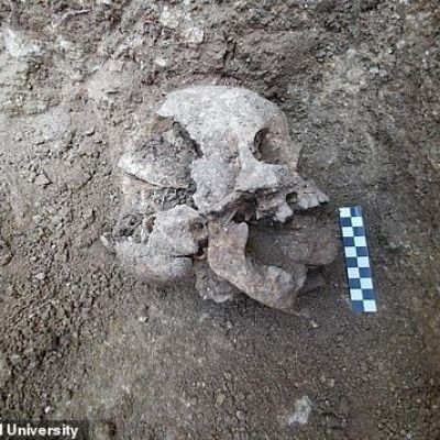 Archaeologists discover remains of 'vampire' child buried in cemetery