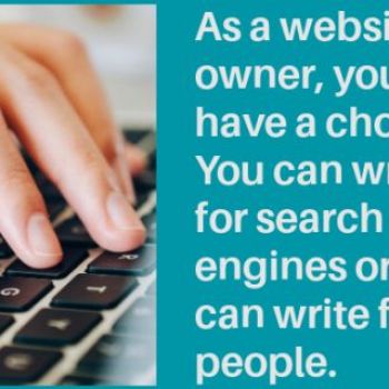 How to write for users and search engines