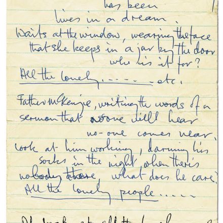 Paul McCartney on Writing “Eleanor Rigby”