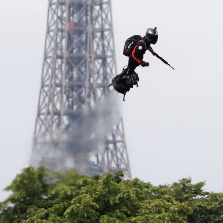 Flyboard inventor poised for record Channel crossing