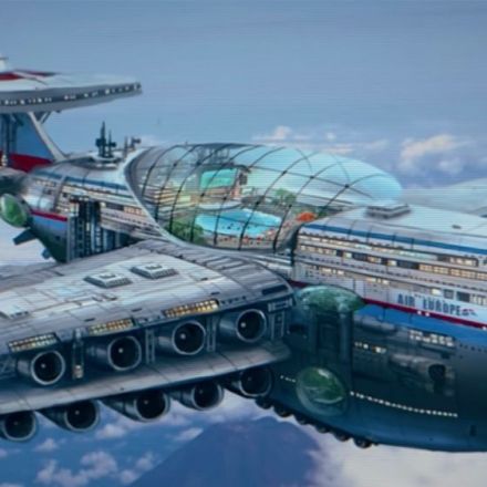 Inside giant flying luxury hotel that can stay in the air for years