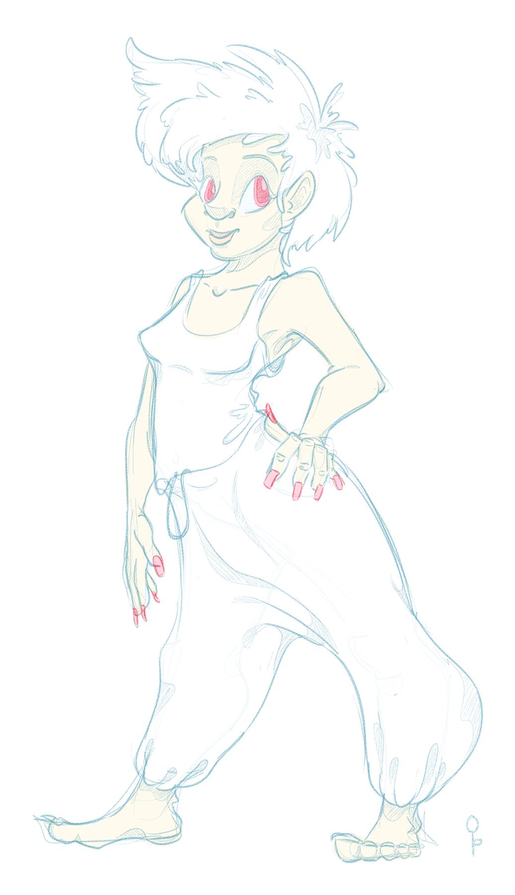 Sketch. Done in Paint Tool SAI.
