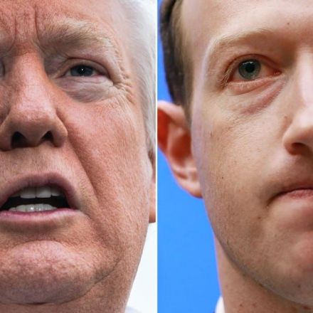 Facebook CEO Mark Zuckerberg congratulated Donald Trump for being 'number one on Facebook', according to Donald Trump