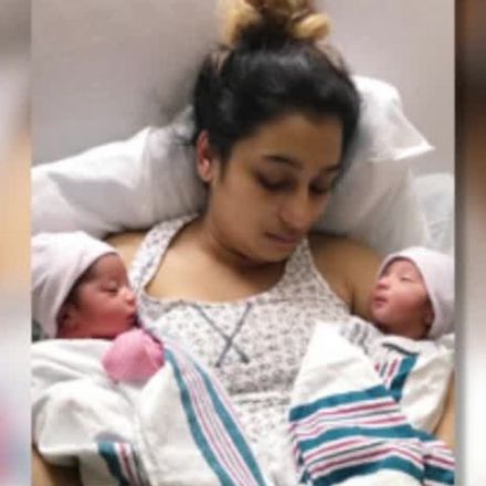 Mom dies after giving birth to twins following dad's gunshot death