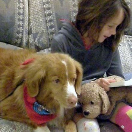 Kids Who Read Out Loud to a Dog See Improved Literacy