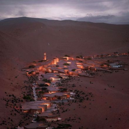 Village on partly terraformed Mars by Nuno Fontarra