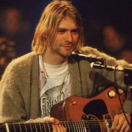 Kurt Cobain's iconic 'Unplugged' unwashed cardigan sold for a record-breaking $334,000