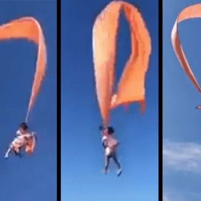 Horrifying Moment Kite-Flying Girl Is Swept Into The Sky By Wind Caught On Video