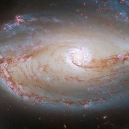 Hubble Space Telescope spots eerie galaxy 'eye' staring across the universe