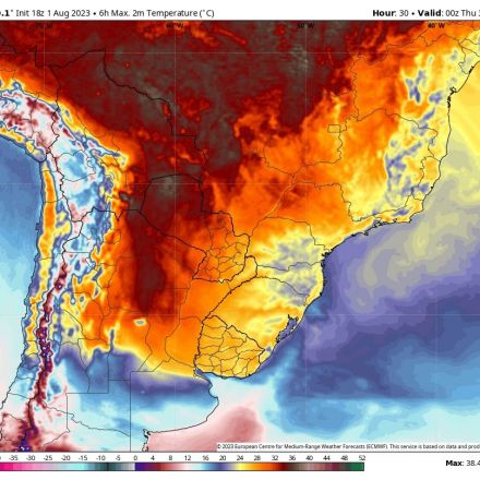 It’s midwinter, but it’s over 100 degrees in South America