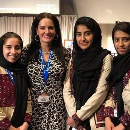 The Afghan all-girls robotics team have been offered scholarships at 'incredible universities,' says Oklahoma mother who helped them escape the Taliban
