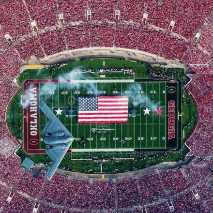 How to Take a Picture of a Stealth Bomber Over the Rose Bowl