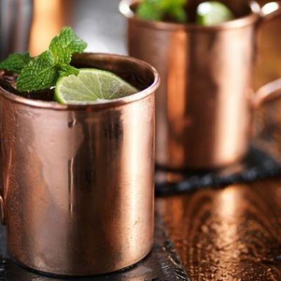 Copper cocktail mugs may cause food poisoning, health officials say