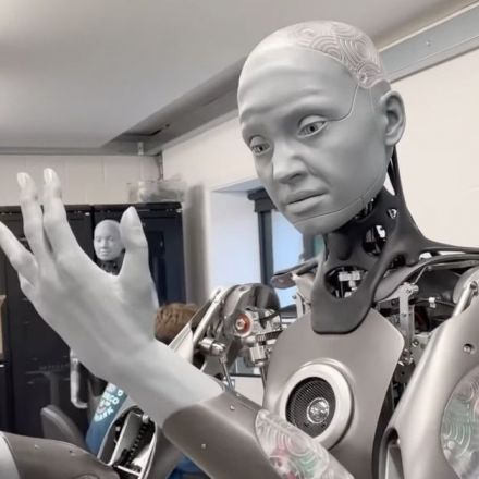 A humanoid robot makes eerily lifelike facial expressions