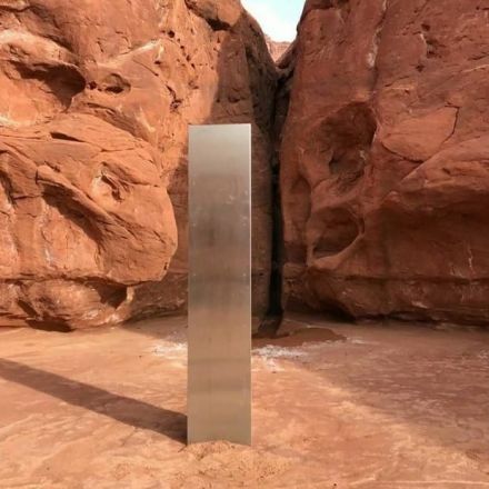 The mysterious silver monolith in the Utah desert has disappeared