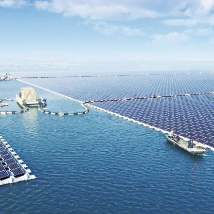 The world’s largest floating solar farm is producing energy atop a former coal mine