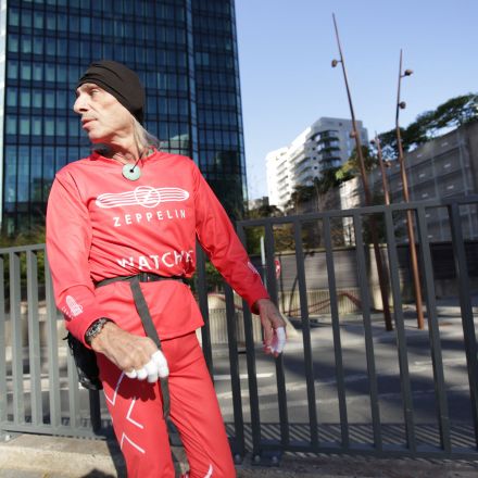 'French Spiderman' climbs Paris skyscraper to mark turning 60