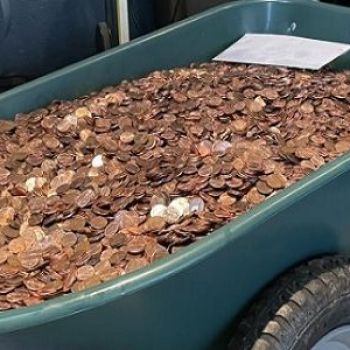 Ex-boss dumps 91,500 oily pennies in former employee’s driveway as his final $915 pay after resignation