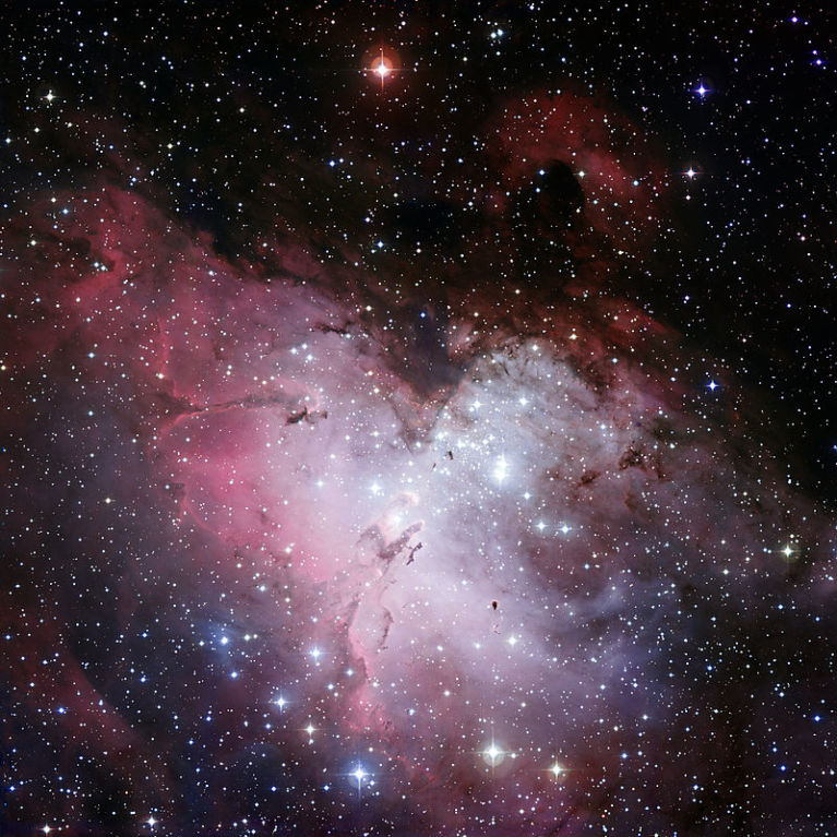 "Eagle Nebula from ESO" by ESO - http://www.eso.org/public/images/eso0926a/. Licensed under CC BY 4.0 via Commons - https://commons.wikimedia.org/wiki/File:Eagle_Nebula_from_ESO.jpg#/media/File:Eagle_Nebula_from_ESO.jpg