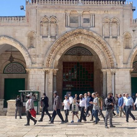 Backed by Israeli police, Jewish settlers enter Al-Aqsa compound