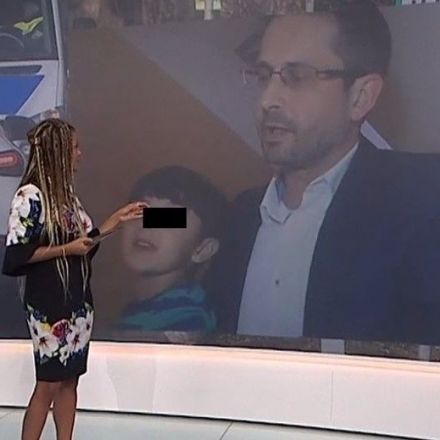 "Daddy, I need to poop!" Son interrupts government official during a live interview on TV