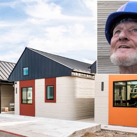 Homeless man becomes first person to live in 3D-printed house — see inside