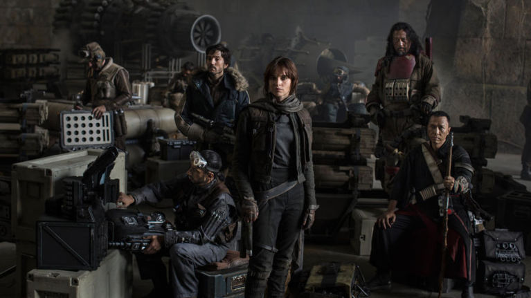 The cast of Star Wars: Rogue One