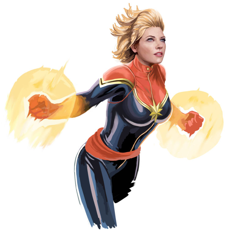 Katheryn Winnick as Captain Marvel