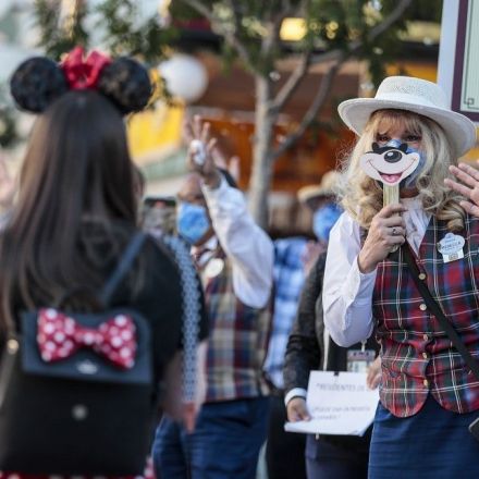 Disneyland reopens: 'This is a homecoming for us,' says a parkgoer in tears