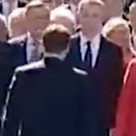 That Awkward Moment When Macron Swerves Trump To Hug Merkel Instead