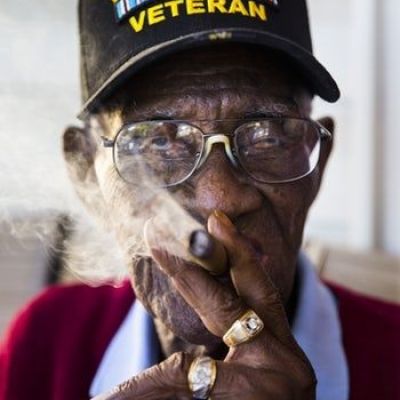 At age 111, America's oldest veteran is still smoking cigars, drinking whiskey and loving life