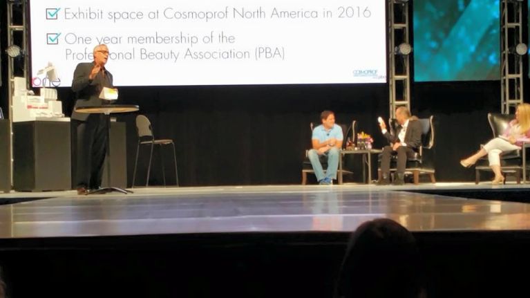 The first Beauty Pitch at beauty week.
