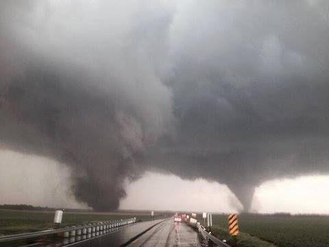 Double tornado that destroyed entire city.