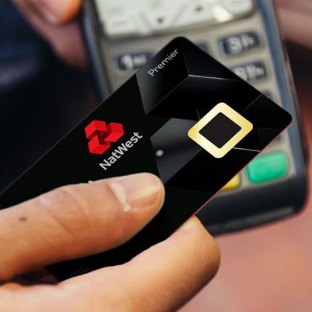 Debit card with built-in fingerprint reader begins trial in the UK