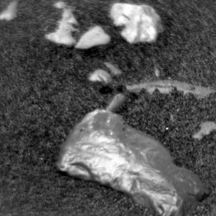 Nasa spots strange shiny object on Martian surface