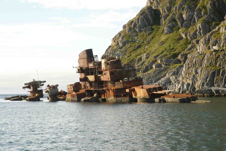 Russian shipwreck