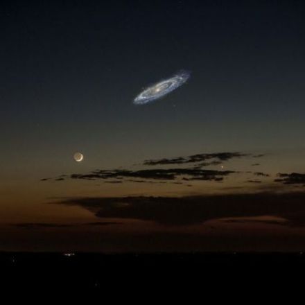 If Andromeda Were Brighter, This is What You'd See