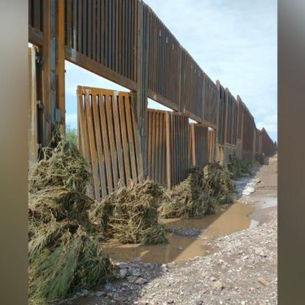 Trump's Border Wall Torn Apart by Arizona Monsoon Rains
