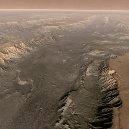 'Significant amounts of water' found in Mars' massive version of the Grand Canyon