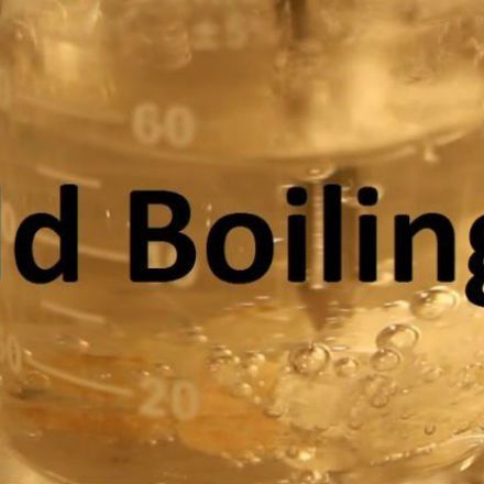 It's Scientifically Possible to Boil Water Until It Freezes Solid