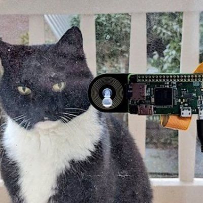 This engineer built a facial recognition gadget to notify him when his cat wants to come inside