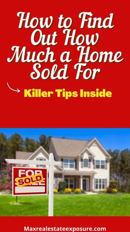 See how to find out the sales price of a property.