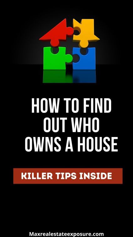 Discover the legal owner of a house.