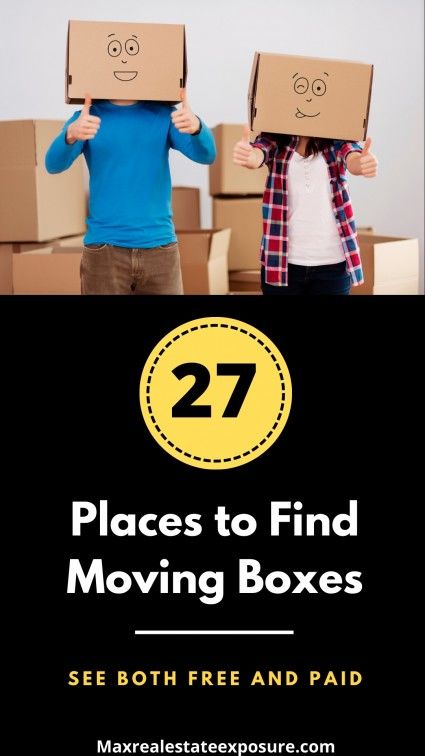 27 places you will be able to locate moving boxes.