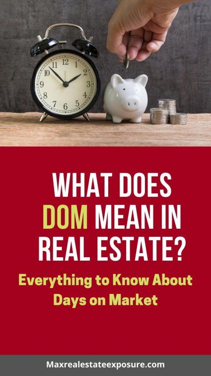 Does DOM matter in real estate?