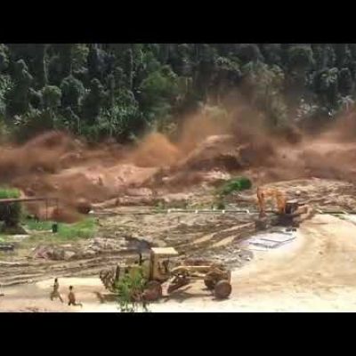 Dam failure in Laos