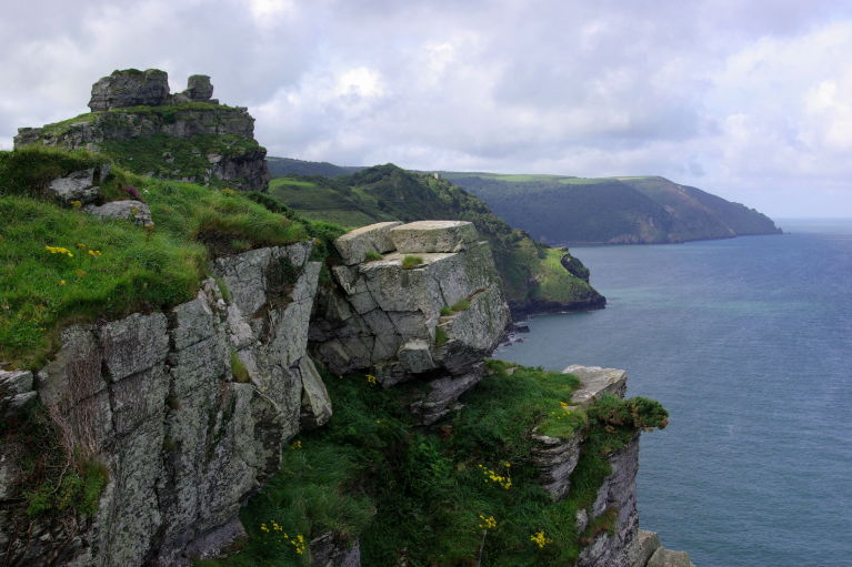 Valley of the Rocks, North Devon, UK. Taken from the coastal path.