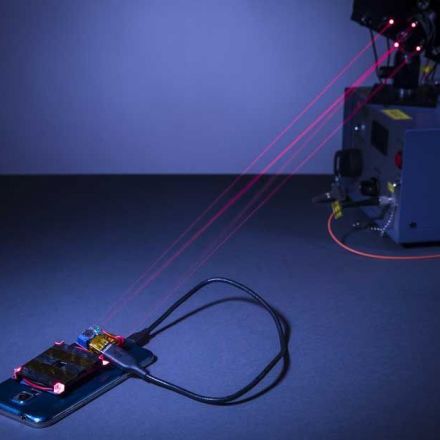 Researchers charge a smartphone using a laser from across the room