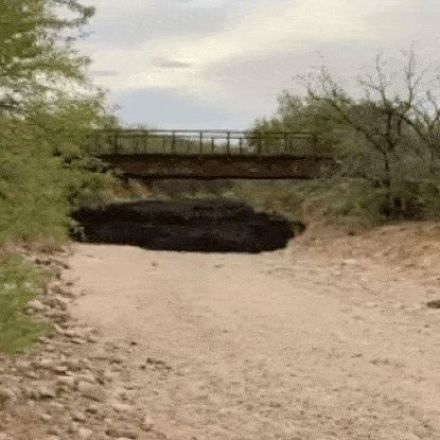 This Bizarre River of Black Sludge in Arizona Is Totally Real