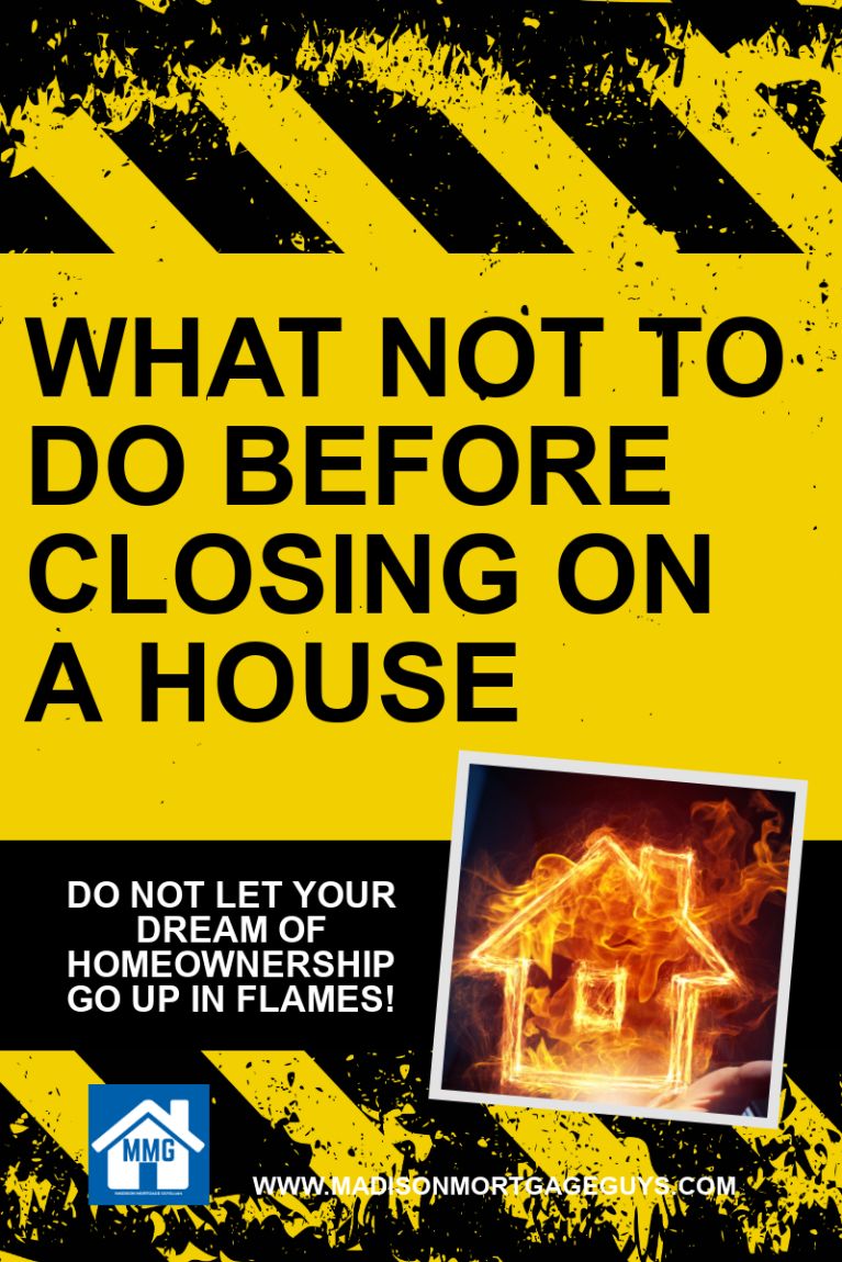 What Not To Do Before Closing On A House<br />
